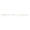 Mother-of-pearl shell 1pkg1, flat oval bead 15 inch 11x8mm-12x9mm image number 1