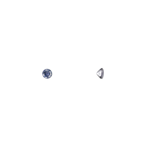 Gem, iolite (natural), 3mm faceted round, A grade, Mohs hardness 7 to 7-1/2. Sold per pkg of 4. image number 0