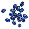 Millefiori glass 1pkg2oz, barrel bead translucent multicolored 17x12mm-18x13mm image number 1