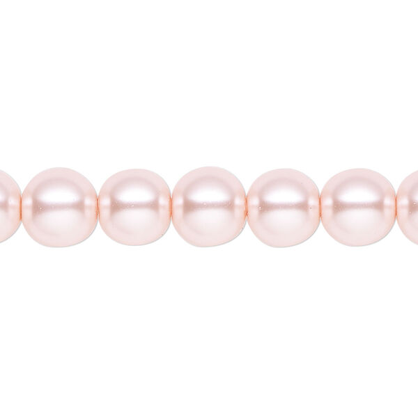 Pearl 2pk rosaline, Celestial Crystal® 8mm round 15.5-16 inch image number 0