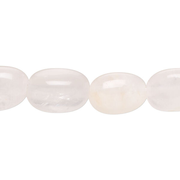 Rose quartz 1pkg1, nugget bead natural, 15 inch small to medium / light image number 0