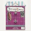 Drop and charm, antique silver-finished "pewter" (zinc-based alloy) and resin, multicolored, 10x10mm-32x14mm assorted Las Vegas designs. Sold per pkg of 4. image number 0