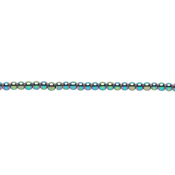 Hemalyke™ 1pkg1, rainbow round bead 15.5-16 inch 2mm image number 0