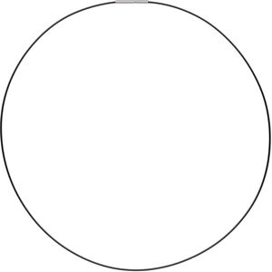 Neckwire, nylon-coated stainless steel, black, 1mm cable, 18 inches with 1.9mm slide lock clasp. Sold individually.