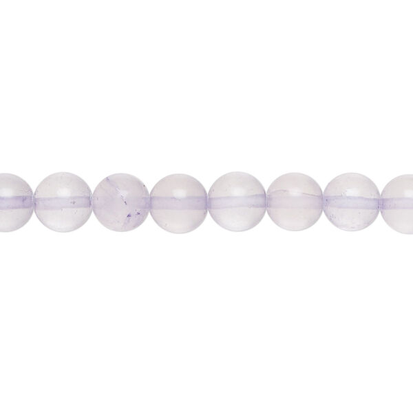 Quartz crystal / amethyst 1pkg1, round bead C grade, 15 inch 5-7mm image number 0