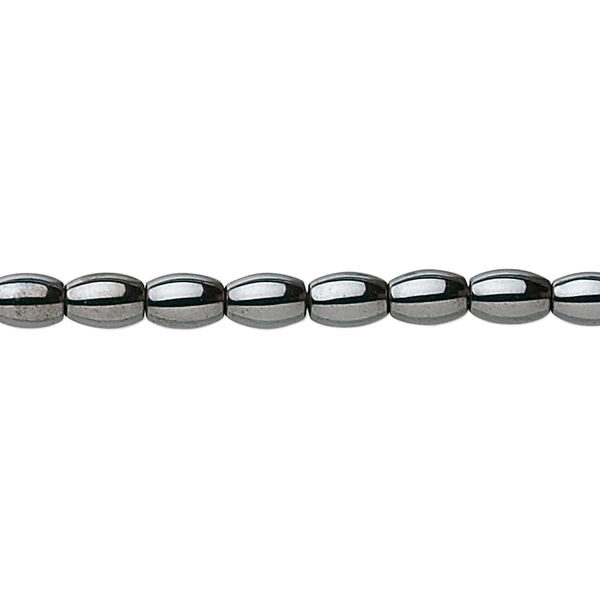 Bead, Hemalyke™ (man-made), 6x4mm oval. Sold per 15-1/2" to 16" strand. image number 0