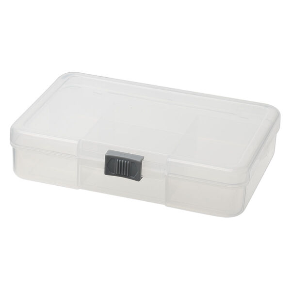 Organizer, plastic, 5-3/4x4x1-1/4 inch rectangle with five fixed compartments. Sold individually. image number 1