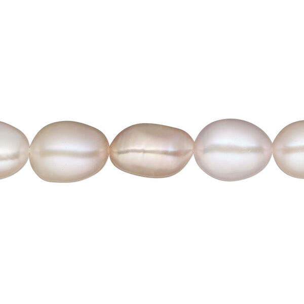 Pearl, cultured freshwater, mauve, 9-11mm rice, D grade, Mohs hardness 2-1/2 to 4. Sold per 16-inch strand. image number 0