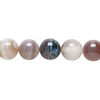 Botswana agate 1pkg1, round bead natural B grade, 15.5-16 inch 10mm image number 0