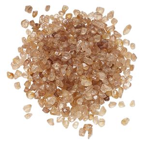 Zircon 1pkg1, undrilled inlay chip natural brown 1 oz mini