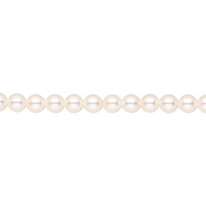 Pearl 500pk creamrose, Crystal Passions® 4mm round 5810