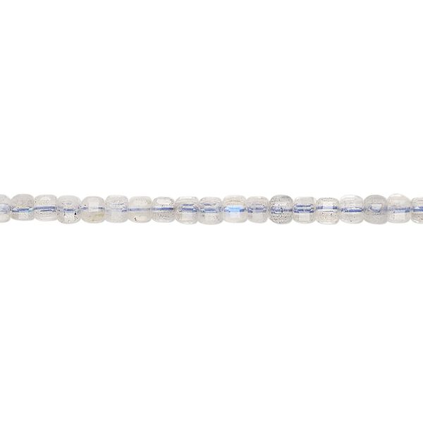 Labradorite 1pkg1, faceted cube bead natural 15.5 inch 2.6-3mm image number 0