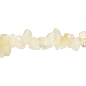 Citrine 1pkg1, chip bead 35 inch small to large