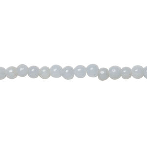 Angelite 1pkg1, round bead, 15.5-16 inch 4mm