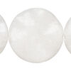 Mountain "jade" 1pkg1, wavy flat round bead, 15 inch 32-35mm image number 0