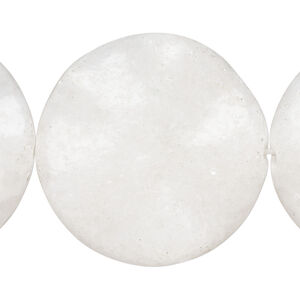 Mountain "jade" 1pkg1, wavy flat round bead, 15 inch 32-35mm