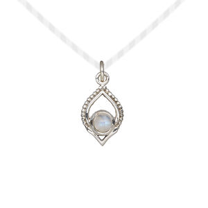 Rainbow moonstone / sterling silver 1pkg1, marquise drop natural antiqued 13.5x9mm