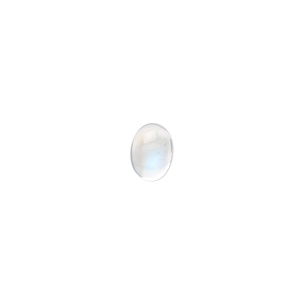 Cabochon, rainbow moonstone (natural), 7x5mm calibrated oval, B grade, Mohs hardness 6 to 6-1/2. Sold individually. image number 0