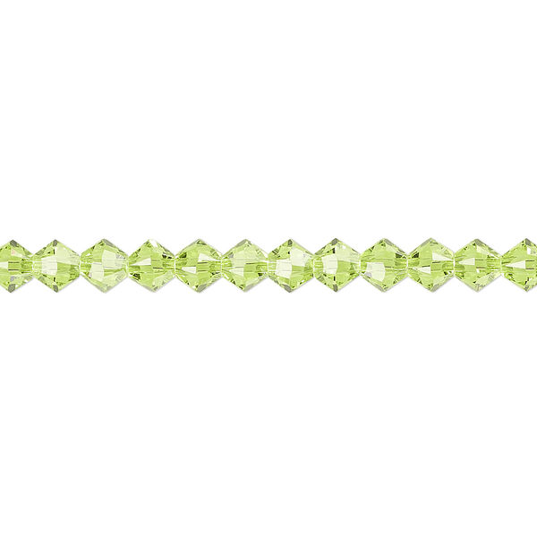 Bead 48pk citrus green, Crystal Passions® 4mm bicone 5328 image number 0