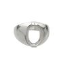 Ring, sterling silver, 14x10mm 2-prong oval setting, size 9. Sold individually. image number 0