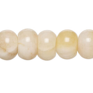 Golden "jade" 1pkg1, rondelle bead natural, 15 inch 14x9mm-15x10mm pale to light