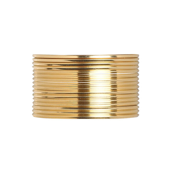 Wire, 12Kt gold-filled, dead-soft, square, 20 gauge. Sold per pkg of 5 feet. image number 0