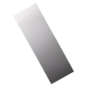 Sheet, sterling silver, half-hard with mirror finish, 28 gauge, 6x2 inches. Sold individually.