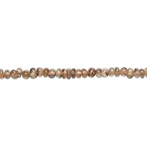 Andalusite 1pkg1, hand-cut rondelle bead natural 13 inch 3x1mm-3x2mm