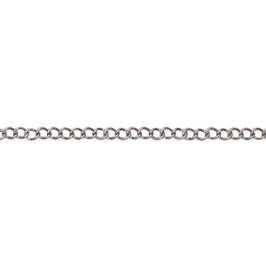 Chain 1pkg1 curb, 1.9mm, stainless steel 50 foot unfinished