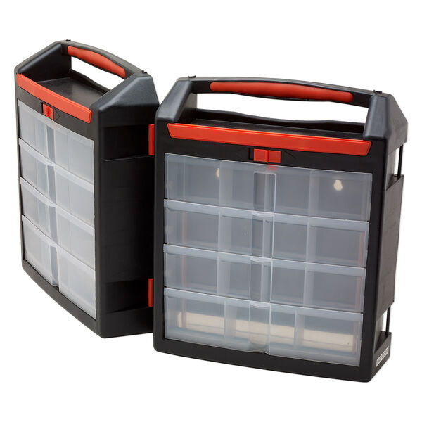 Organizer, plastic, folding with 8 trays, 14 x 6-1/2 x 12-1/2 inches.  Sold individually. image number 2