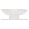 Huggy Spool®, soft plastic, clear, 2-1/2 inch round with 3/4 inch hole. Sold per pkg of 4. image number 1