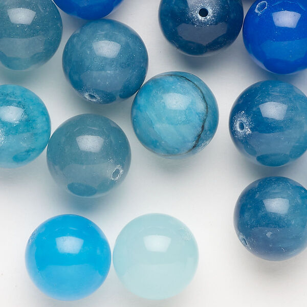Quartz 1pkg1, round bead C grade, 4 oz mix 11-13mm image number 0