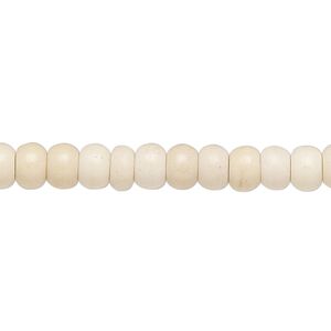 Magnesite 1pkg1, rondelle bead 15 inch 6x3mm-6x4mm