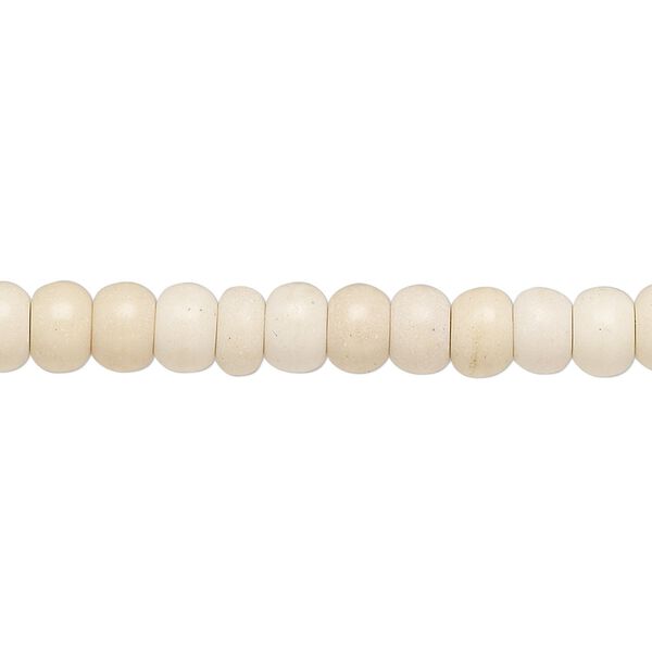 Magnesite 1pkg1, rondelle bead 15 inch 6x3mm-6x4mm image number 0