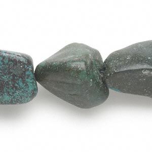 Turquoise 1pkg1, nugget bead 15.5-16 inch large