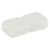 Organizer, Dot Box™, plastic, clear, 2-1/2 x 1-1/4 x 1/2 inch rectangle with pop-up lid. Sold per pkg of 4. image number 2