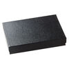Paper / "cotton" (polyester) 1pkg4, rectangle box / swirl design black 5.25x3.75x.88 inch image number 1
