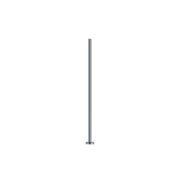 Head pin, gunmetal-plated brass, 1 inch, 21 gauge. Sold per pkg of 500. image number 0