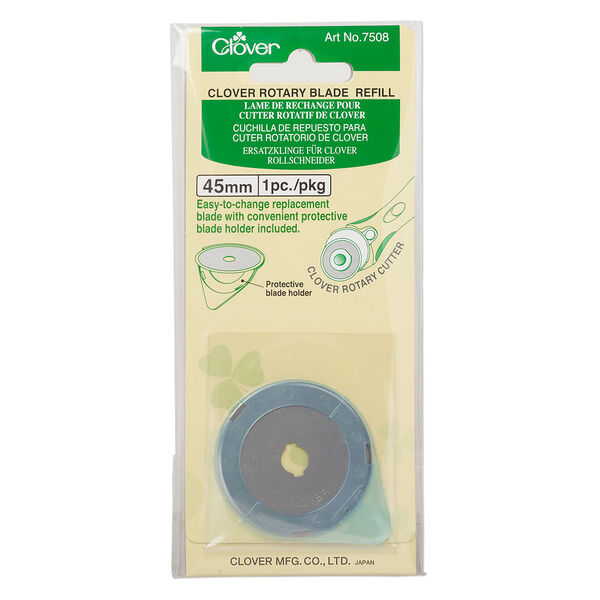 Replacement blade, Clover, steel and synthetic rubber, 45mm. Sold Individually. image number 0