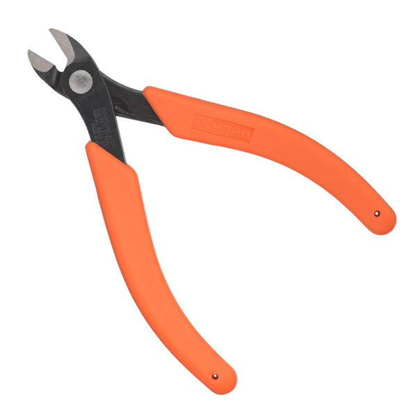 Pliers, Xuron®, #2175, Maxi-Shear™, flush-cutter, steel and rubber, black and orange, 6 inches. Sold individually. image number 0