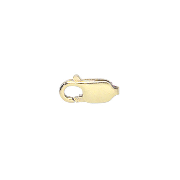 Clasp, lobster claw, 14Kt gold-filled, 13.5x5mm. Sold per pkg of 5. image number 0