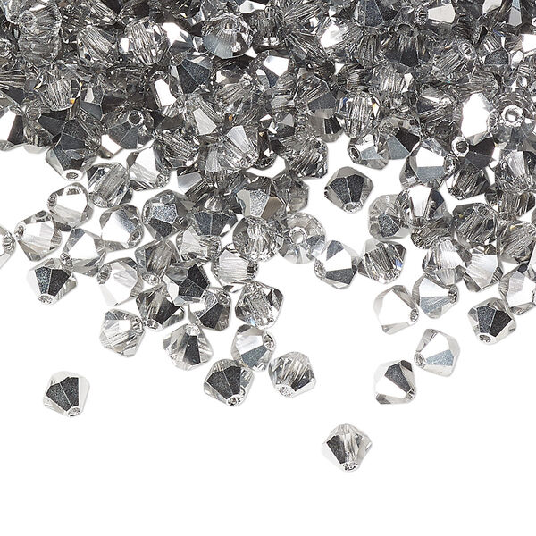 Bead 48pk crystal Labrador, Preciosa Czech crystal 4mm bicone image number 0