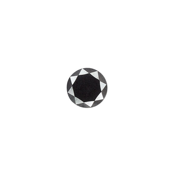 Cabochon, Hemalyke™ (man-made), 10mm calibrated faceted round. Sold pkg of 2. image number 0