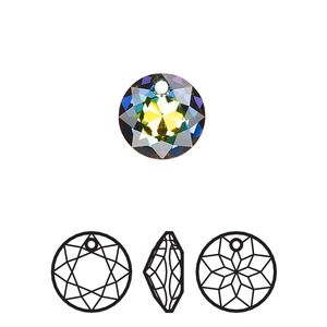 Drop 48pk crystal vitrail medium, Swarovski® 10mm pendant classic cut 6430