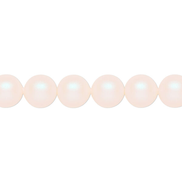 Pearl 50pk pearlescent white, Crystal Passions® 8mm round 5810 image number 0