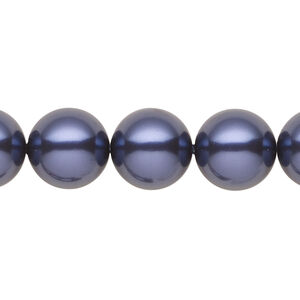 Pearl 1pkg10 iris, Crystal Passions&reg; 12mm round 5810