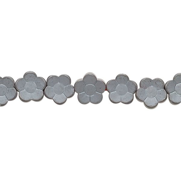 Hemalyke™ 1pkg1, matte flower bead 15.5-16 inch 8x8mm image number 0
