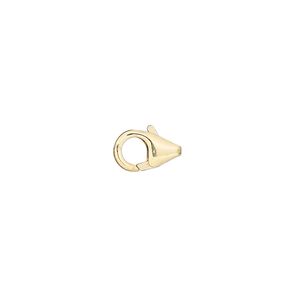 Clasp lobster claw 1pkg1 14Kt gold-filled, 10x6mm round, 1-strand