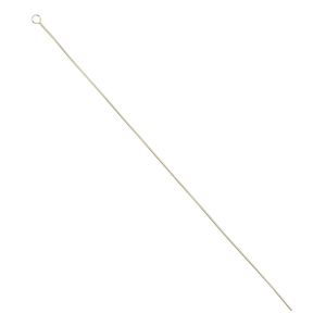Needle, brass, #8 light-medium, 2-1/2 to 3-inch twisted wire. Sold per pkg of 100.