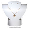 Display, foldable, necklace and earring, acrylic, smooth white, 8-3/4 x 8-1/2 x 3-1/2 inches assembled. Sold per pkg of 2. image number 3